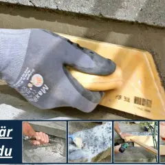 Gör det själv: laga betongtrappa med fogsvets och cement. Steg-för-steg-guide visar hur du reparerar din trappa.