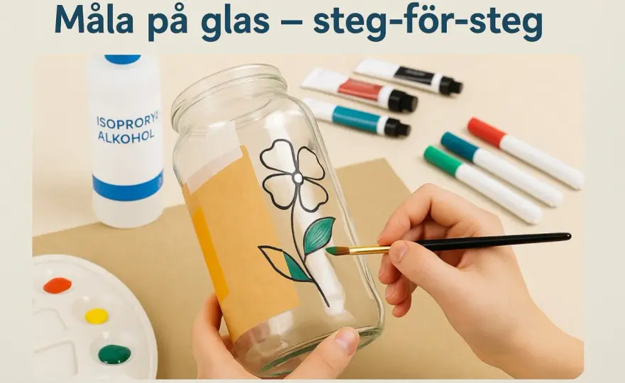 Måla på glas - Så får du färgen att hålla länge