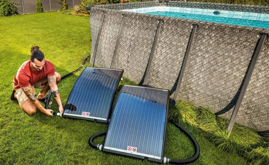 Värma poolen med solenergi - Är det värt det i Sverige?