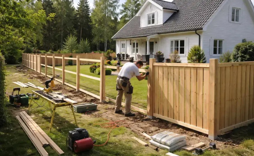 Bygga billigt staket? Så lyckas du – stabilt och hållbart!